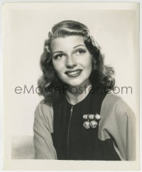 4x995 YOU'LL NEVER GET RICH 8.25x10 news photo 1941 Rita Hayworth with nutty jewelry by Schafer!