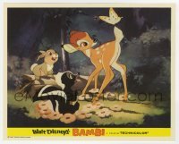 4x076 BAMBI color English FOH LC R1967 great scene with Thumper & Flower, Walt Disney classic!