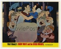 4x127 SNOW WHITE & THE SEVEN DWARFS color English FOH LC R1960s happy ending with her & the Prince!