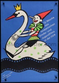 4y146 12. WOCHE DES SOWJETISCHEN KINDER-UND JUGENDFILMS IN DER DDR East German 23x32 1990 cool!