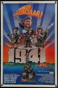 4z046 1941 style F 1sh 1979 Spielberg, art of John Belushi, Dan Aykroyd & cast by Green!