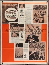 5a014 SKY ABOVE THE MUD BELOW 30x40 1962 Argosy magazine spotlight on New Guinea jungle natives!