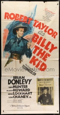 5a494 BILLY THE KID style A 3sh 1941 Robert Taylor as the most notorious outlaw in the West!