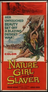 5a594 NATURE GIRL & THE SLAVER 3sh 1959 Marion Michael returns as Liane the Jungle Girl!