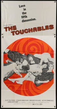 5a675 TOUCHABLES 3sh 1968 Judy Huxtable in five-way love, psychedelic love in the fifth dimension!