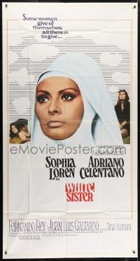 5a686 WHITE SISTER int'l 3sh 1972 Sophia Loren, some women give themselves all there is to give!