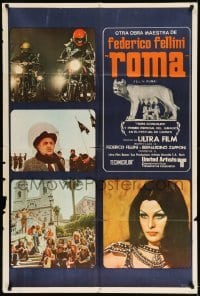 5a210 FELLINI'S ROMA Argentinean 1972 Federico classic, fall of the Roman Empire, different!