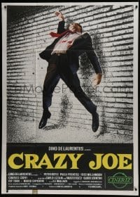 5a750 CRAZY JOE Italian 1p 1974 Peter Boyle as mafioso Joey Gallo shot against brick wall!