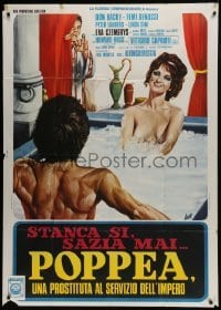 5a895 POPPEA: A PROSTITUTE IN SERVICE OF THE EMPEROR Italian 1p R1970s Avelli art of naked Benussi!