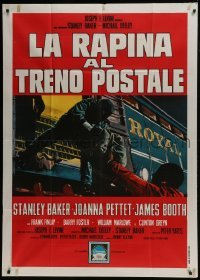 5a912 ROBBERY Italian 1p 1968 Stanley Baker, Peter Yates, completely different art!