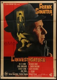 5a964 TONY ROME Italian 1p 1967 detective Frank Sinatra w/gun & sexy near-naked girl on bed!