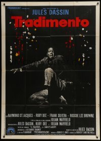 5a971 UP TIGHT! Italian 1p 1969 Raymond St. Jacques, Informer re-make directed by Jules Dassin!