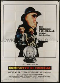 5a347 FAMILY PLOT Italian 2p 1976 from the mind of Alfred Hitchcock, Karen Black, Bruce Dern