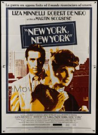 5a399 NEW YORK NEW YORK Italian 2p 1977 different image of Robert De Niro & Liza Minnelli!