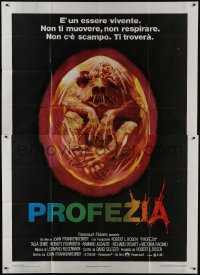 5a412 PROPHECY Italian 2p 1979 John Frankenheimer, Paul Lehr art of monster in embryo!
