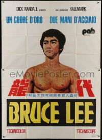 5a417 REAL BRUCE LEE Italian 2p 1973 Hong Kong martial arts documentary that guarantees it is him!
