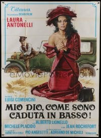 5a454 TILL MARRIAGE DO US PART Italian 2p 1979 art of Laura Antonelli on her knees w/bare shoulder!