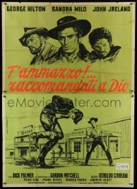 5a455 TRUSTING IS GOOD...SHOOTING IS BETTER Italian 2p 1968 cool spaghetti western art!