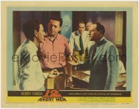 5b518 12 ANGRY MEN LC #6 1957 Henry Fonda watches Marshall & Binns try to convince Jack Klugman!
