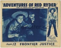5b524 ADVENTURES OF RED RYDER chapter 12 LC 1940 Don Red Barry, Republic serial, Frontier Justice!