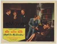 5b537 ANGEL ON MY SHOULDER LC #4 1946 PAul Muni, Anne Baxter & others with unconscious woman!