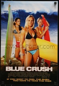 5c577 BLUE CRUSH DS Aust daybill 2002 surfers Michelle Rodriguez, Kate Bosworth & Lake in bikinis!