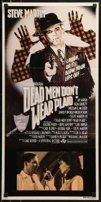 5c633 DEAD MEN DON'T WEAR PLAID Aust daybill 1982 Steve Martin will blow your lips off!