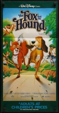 5c678 FOX & THE HOUND Aust daybill R1990s friends who didn't know they were supposed to be enemies!