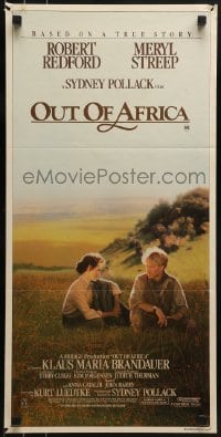 5c827 OUT OF AFRICA Aust daybill 1985 Robert Redford & Meryl Streep, directed by Sydney Pollack!