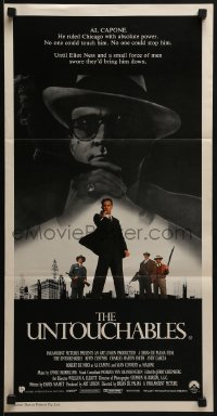 5c965 UNTOUCHABLES Aust daybill 1987 Kevin Costner, Robert De Niro, Sean Connery, Brian De Palma