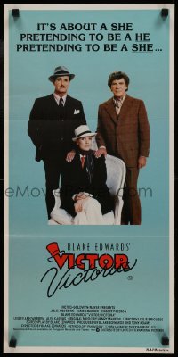 5c971 VICTOR VICTORIA Aust daybill 1982 Julie Andrews, James Garner, Blake Edwards directed!