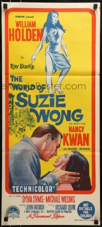 5c992 WORLD OF SUZIE WONG Aust daybill 1960 William Holden was the first man that Kwan ever loved!