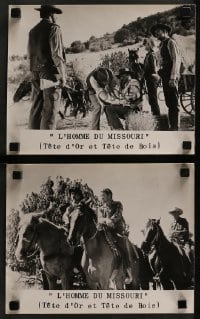 5c525 REDHEAD & THE COWBOY 2 French LCs 1951 western cowboy Glenn Ford, completely different!