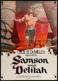 5c278 SAMSON & DELILAH German R1970s Hedy Lamarr & Victor Mature, Cecil B. DeMille classic!