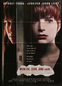 5c289 SINGLE WHITE FEMALE German 1992 Bridget Fonda, Jennifer Jason-Leigh, Barbet Schroeder