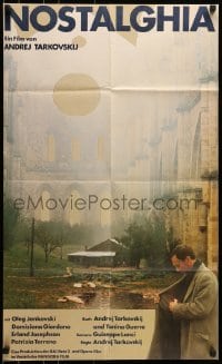 5c155 NOSTALGHIA German 20x33 1984 Andrei Tarkovsky's Nostalghia, desolate image!