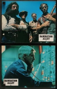 5c398 DAMNATION ALLEY 18 French LCs 1978 Jan-Michael Vincent, George Peppard, Dominique Sanda!