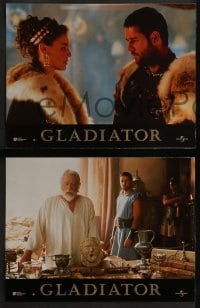 5c418 GLADIATOR 12 French LCs 2000 Russell Crowe in Ancient Rome, sexy Connie Nielson!