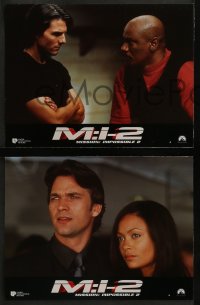 5c424 MISSION IMPOSSIBLE 2 12 French LCs 2000 Tom Cruise, sequel directed by John Woo!
