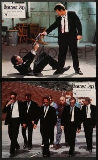 5c481 RESERVOIR DOGS 8 French LCs 1992 Quentin Tarantino, Harvey Keitel, Steve Buscemi, Chris Penn!