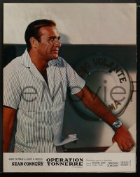 5c428 THUNDERBALL 12 French LCs 1965 images of Sean Connery as secret agent James Bond 007!