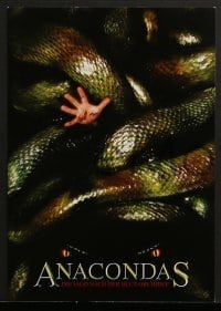5c349 ANACONDAS: HUNT FOR THE BLOOD ORCHID 8 German LCs 2004 Johnny Messner, Strickland, cool snake images!