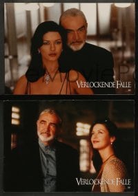 5c365 ENTRAPMENT 8 German LCs 1999 great images of Sean Connery & sexy Catherine Zeta-Jones!