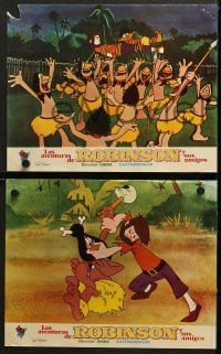5c028 ROBINSON CRUSOE 10 Spanish LCs 1976 Francesco Maurizio Guido's Il racconto della giungla!