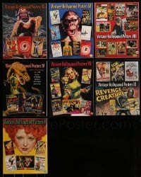 5d046 LOT OF 7 VINTAGE HOLLYWOOD POSTERS AUCTION CATALOGS 2000s filled with great color images!