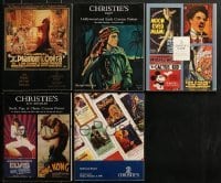 5d045 LOT OF 5 CHRISTIE'S AUCTION CATALOGS 1990s filled with color movie poster images!