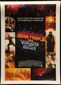 5d454 LOT OF 10 UNFOLDED STAR TREK II 17X24 MINI POSTERS 1982 The Wrath of Khan!