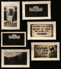 5d016 LOT OF 6 DEAD END KIDS 3X5 THEATER FRONT AND LOBBY DISPLAY PHOTOS 1930s-1940s cool!