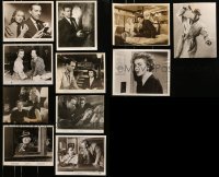 5d372 LOT OF 11 FILM NOIR 8X10 STILLS 1940s-1960s great images from different movies!