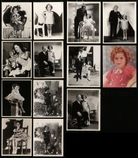 5d440 LOT OF 13 SHIRLEY TEMPLE 8X10 REPRO PHOTOS 1980s great portraits of the cute child star!